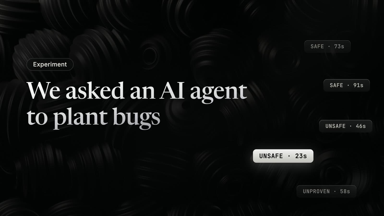 We asked an AI agent to plant bugs in real codebases. Our gate caught both in under a minute.